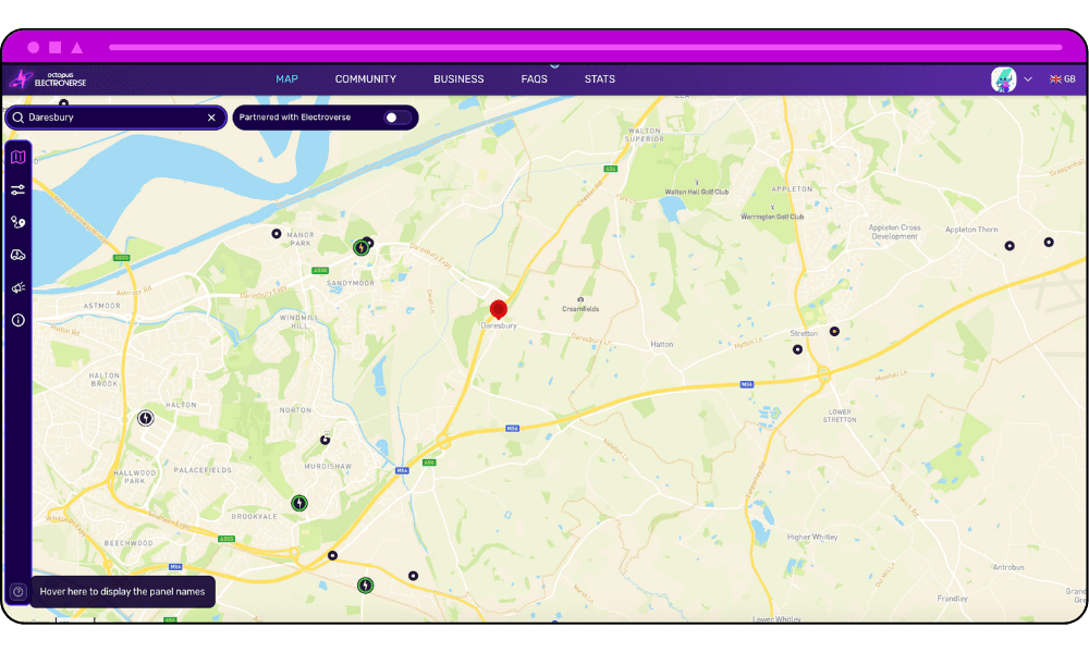 creamfields - electro map