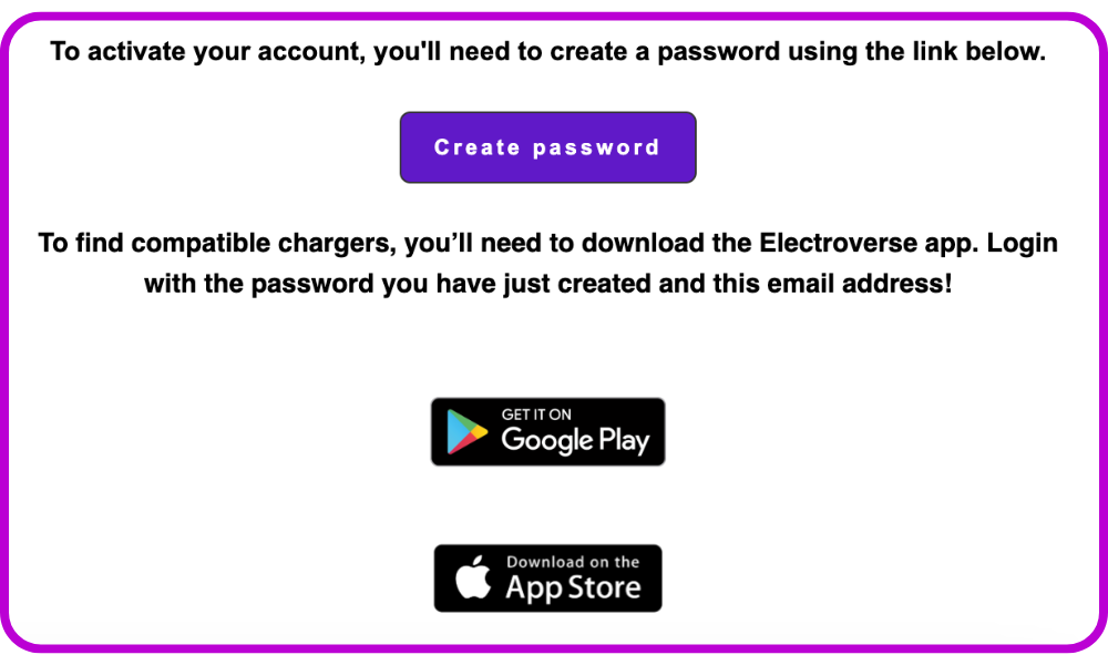 Create password email (fleets)