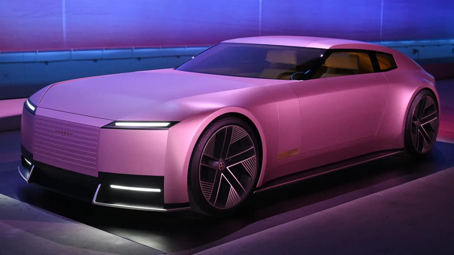 pink EV new concept Jaguar