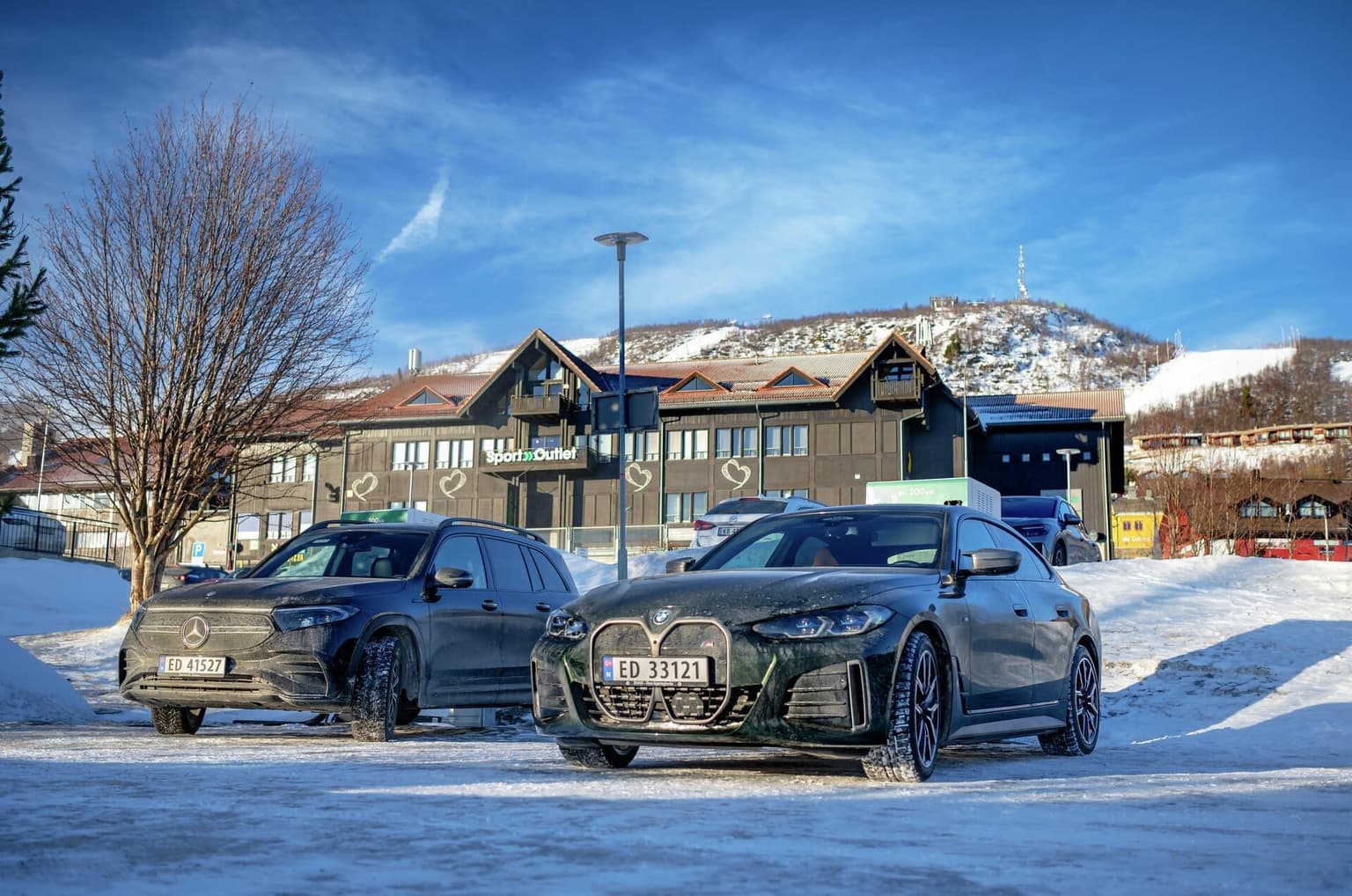 EV charging in the snow