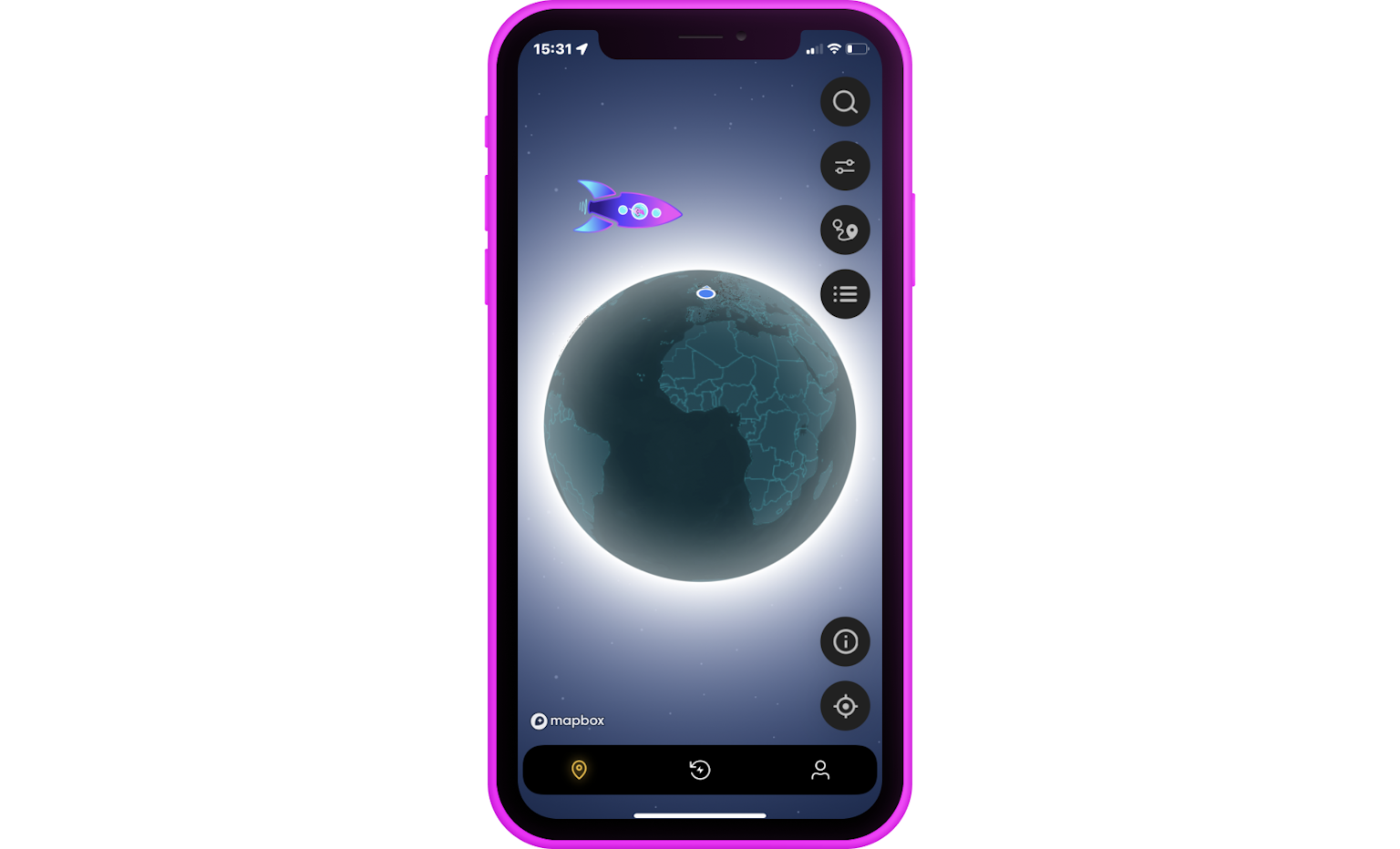 Zap rocket app screenshot