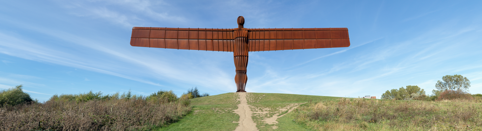 Photo of the Angel of the North in Newcastle-upon-Tyne