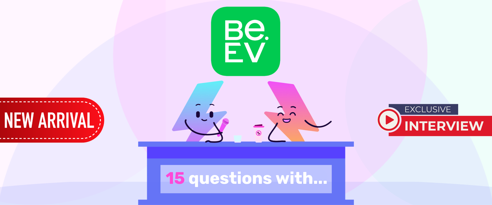 octopus electroverse interview header image with be.ev logo